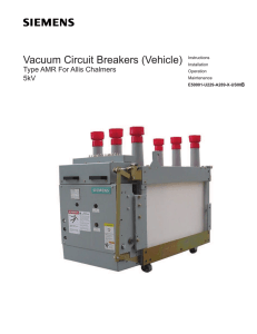 Vacuum Circuit Breakers (Vehicle)