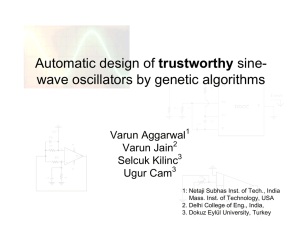 Automatic design of trustworthy sine- wave oscillators
