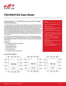 TS4100,01,02 - Silicon Labs