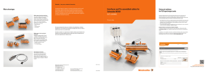 Interfaces and Pre-assembled cables for Schneider