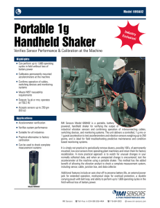 Portable 1g Handheld Shaker