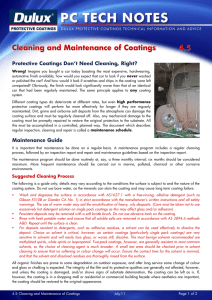 Substrate Description - Dulux Protective Coatings