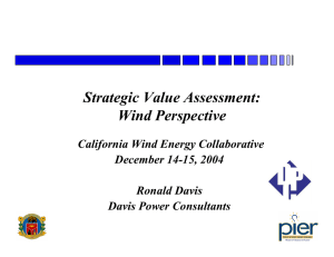 Strategic Value Assessment: Wind Perspective