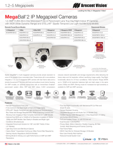 MegaBall® 2 IP Megapixel Cameras
