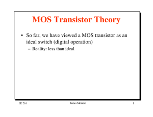 MOS Transistor Theory