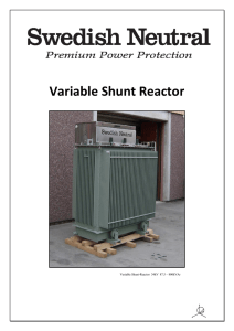 Variable Shunt Reactor