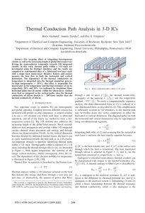 Thermal Conduction Path Analysis in 3-D ICs