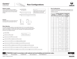 Row Configurations Centris