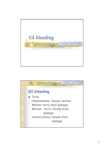 GI bleeding