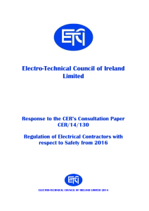 Electro-Technical Council of Ireland Limited