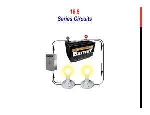 16.5 Series Circuits