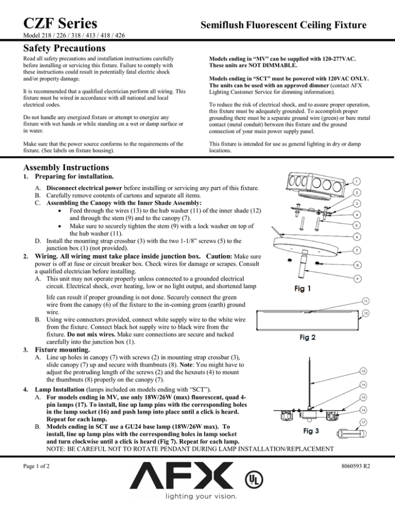 Installation Instructions Installation Instructions