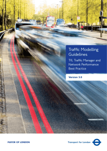 TfL Traffic Modelling Guidelines version 3