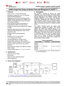 Single Chip Charge and System Power-Path