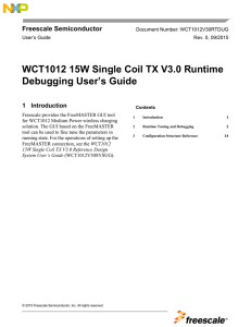 WCT1012 15W Single Coil TX V3.0 Runtime Debugging