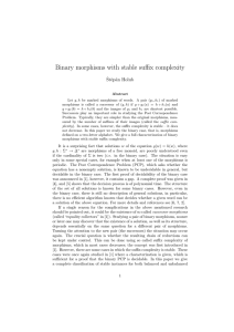 Binary morphisms with stable suffix complexity