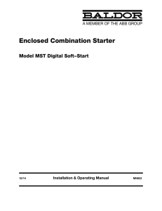 Enclosed Combination Starter