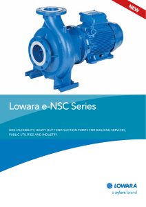 Lowara e-NSC Series