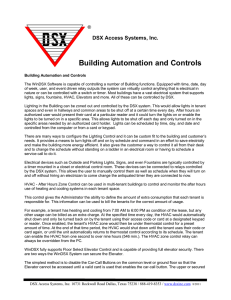 Building Automation and Controls