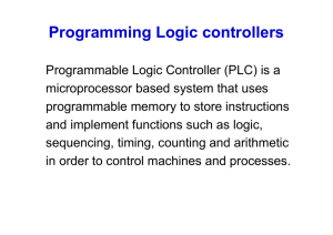 Programming Logic controllers