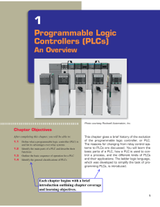 Programmable Logic Controllers (PLCs)