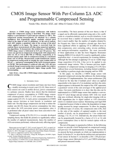 CMOS Image Sensor With Per-Column ΣΔ ADC and Programmable