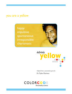 yellow - The Color Code