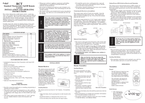 RCT manual