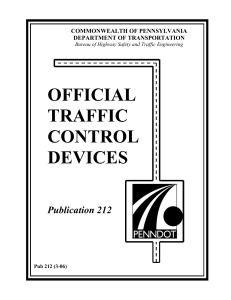 Official Traffic Control Devices – Publication 212