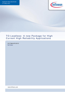 Application Note TO-Leadless Package