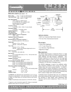 EM282 Spec Sheet