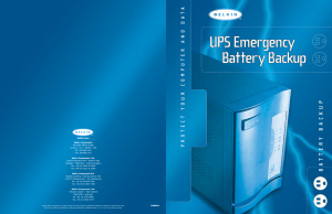 UPS Emergency Battery Backup