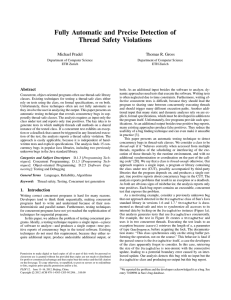 Fully Automatic and Precise Detection of Thread