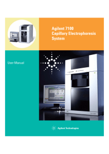 Agilent 7100 Capillary Electrophoresis System