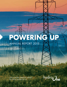 Hydro One Limited: Annual Report 2015