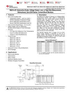 Automotive-Grade, Voltage Output, Low