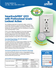 SmartLockPRO™ GFCI with Professional Grade Lockout