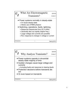 Introduction to Transient Analysis