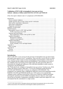 MACC G-RG WP1 Task 1