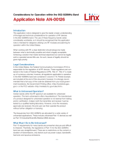 AN-00126 - Linx Technologies