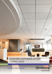 Peakform Suspension System Installation Details