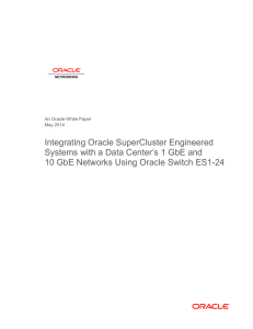 Integrating Oracle SuperCluster Engineered Systems with a Data