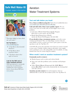 Aeration Water Treatment Systems