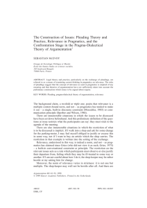 Pleading Theory and Practice, Relevance in Pragmatics, and the