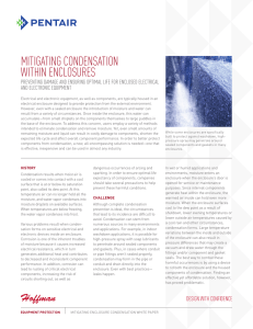White Paper: Mitigating Enclosure Condensation