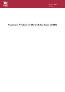 Assessment Principles for Offshore Safety Cases (APOSC)