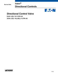 VICKERS® Directional Controls Directional