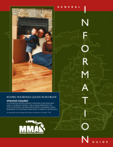 information - Michigan Movers Association
