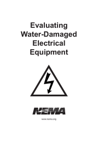Evaluating Water-Damaged Electrical Equipment