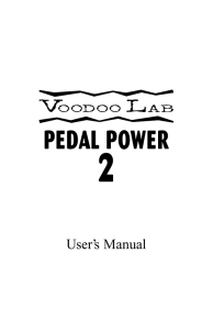 pedal power - Voodoo Lab